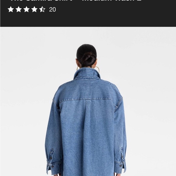 Kbb by Kahlana oversized denim shirt - Picture 2 of 6